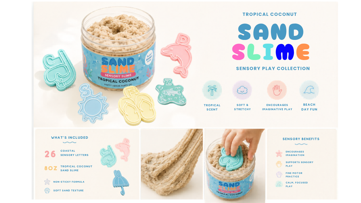 Coastal Learning Letters Sensory Kit (PRE-ORDER)